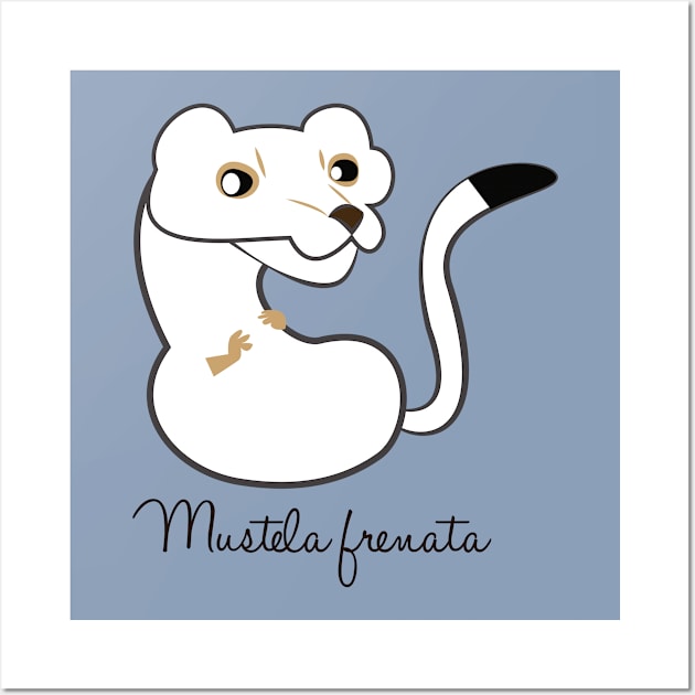 Long tailed weasel 2 Wall Art by belettelepink